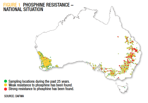 Fig 1 Phoshine Resistence - National Situation