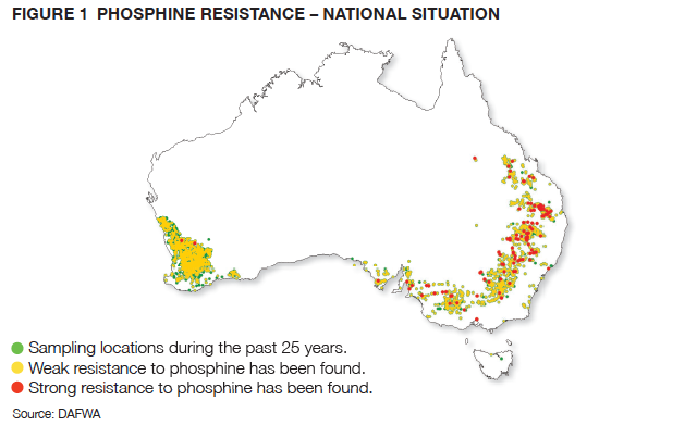 PHOSPHINE RESISTANCE – NATIONAL SITUATION