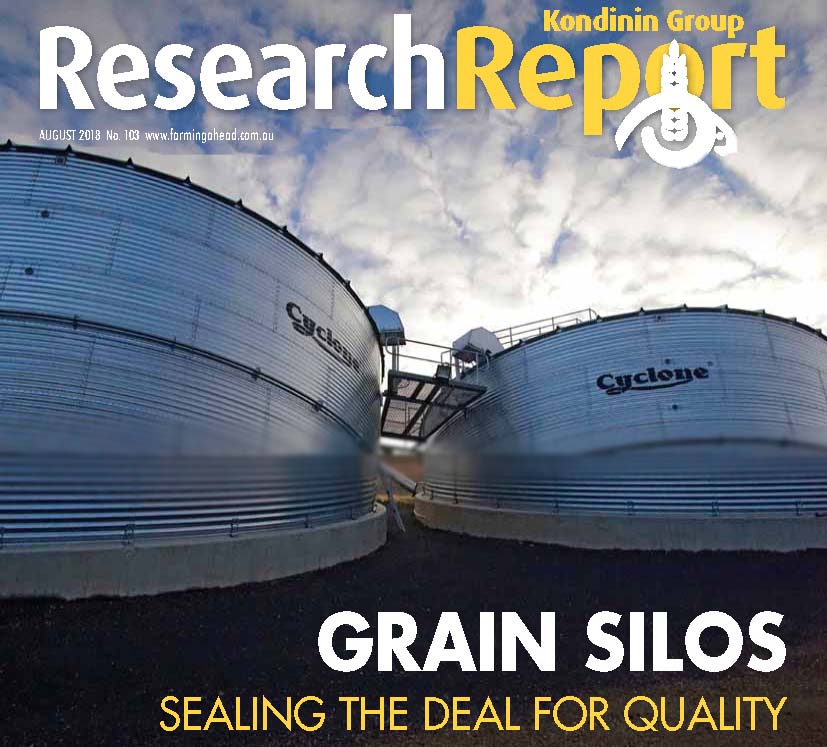 Grain Storage Kondinin Group Research Report 2018