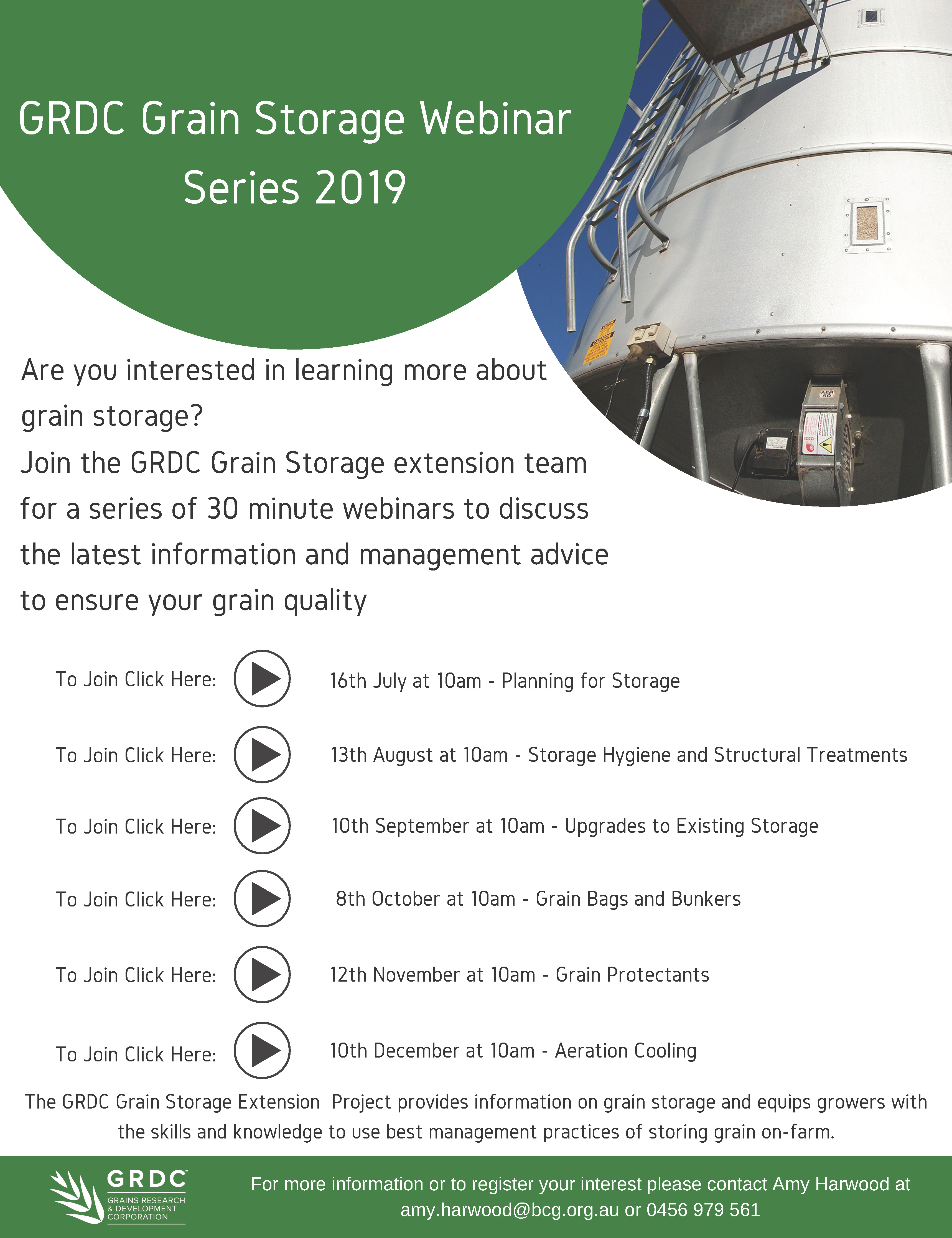 BCG Webinar series 2019