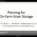 Grain Storage Planning webinar thumb